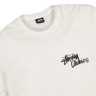 Stussy A Go-Go Longsleeve Tee White Longsleeves Close-up | Overkill
