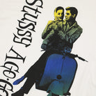 Stussy A Go-Go Longsleeve Tee White Longsleeves Detailfoto | Overkill