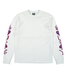 Stussy Hearts & Spades Long Sleeve Tee White T-Shirts 1994775 / 1201 | Overkill