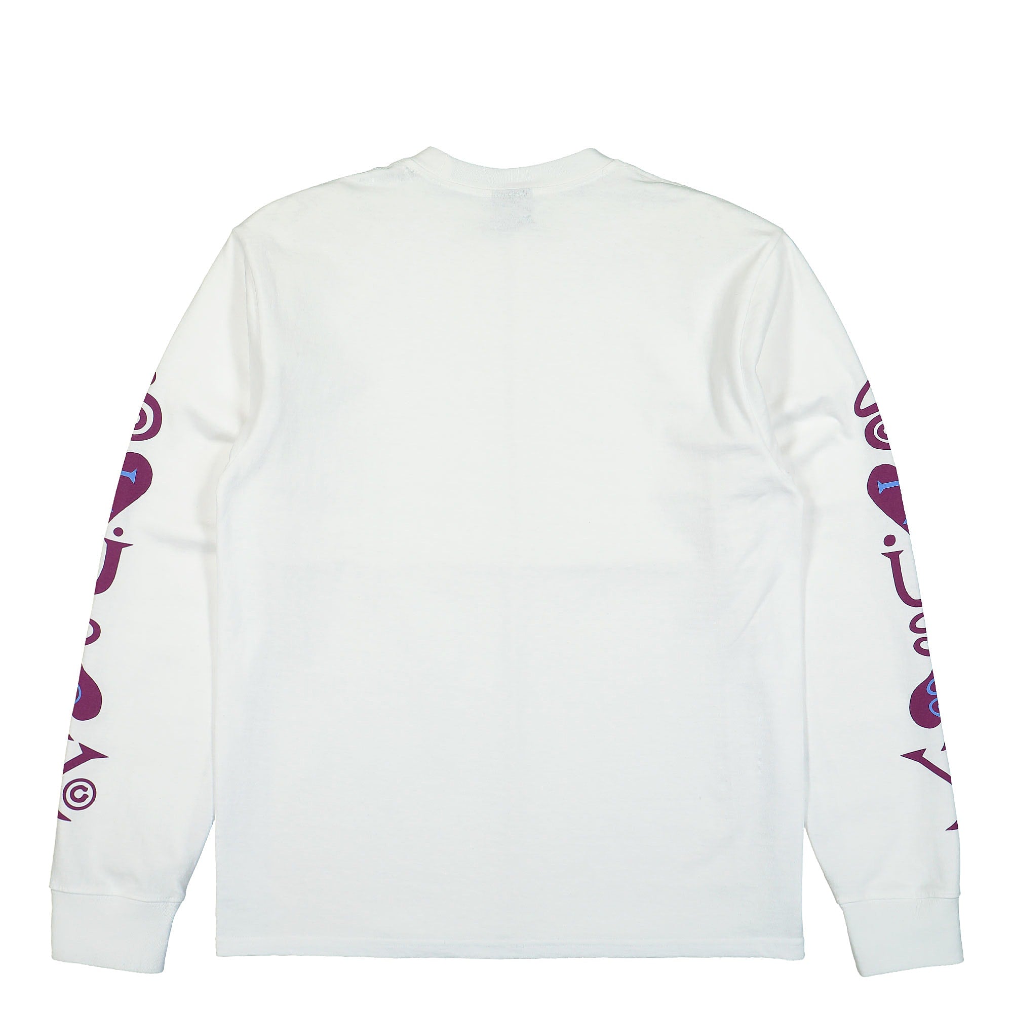 Stussy Hearts & Spades Long Sleeve Tee White T-Shirts Material | Overkill
