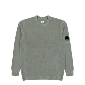 C.P. Company Chenille Cotton Lens Crewneck Fallen Rock Sweatshirts 19CMKN017A-005558G 356 | Overkill
