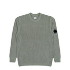 C.P. Company Chenille Cotton Lens Crewneck Fallen Rock Sweatshirts 19CMKN017A-005558G 356 | Overkill