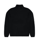 C.P. Company Lambswool GRS Half Zip Polo Collar Black Sweatshirt 19CMKN130A-110149A 999 | Overkill
