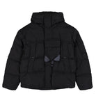 C.P. Company Eco-Chrome E Mixed Down Jacket Black Down Jacket 19CMOW013A-006369M 999 | Overkill
