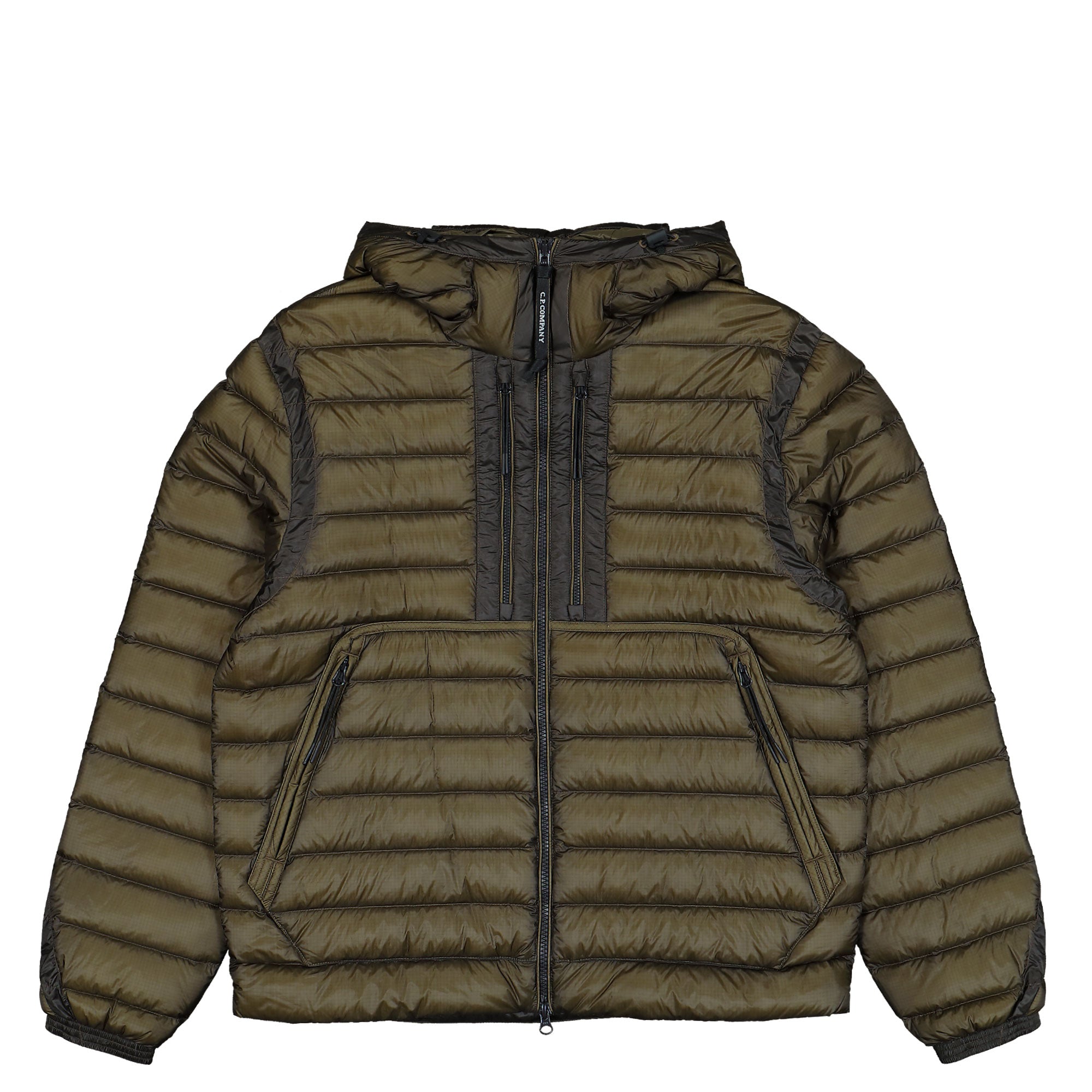 C.P. Company D.D. Shell Goggle Down Jacket Ivy Green Jackets 19CMOW031A-110416A 683 | Overkill