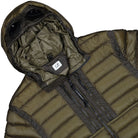 C.P. Company D.D. Shell Goggle Down Jacket Ivy Green Jackets 19CMOW031A-110416A 683 Detailfoto | Overkill