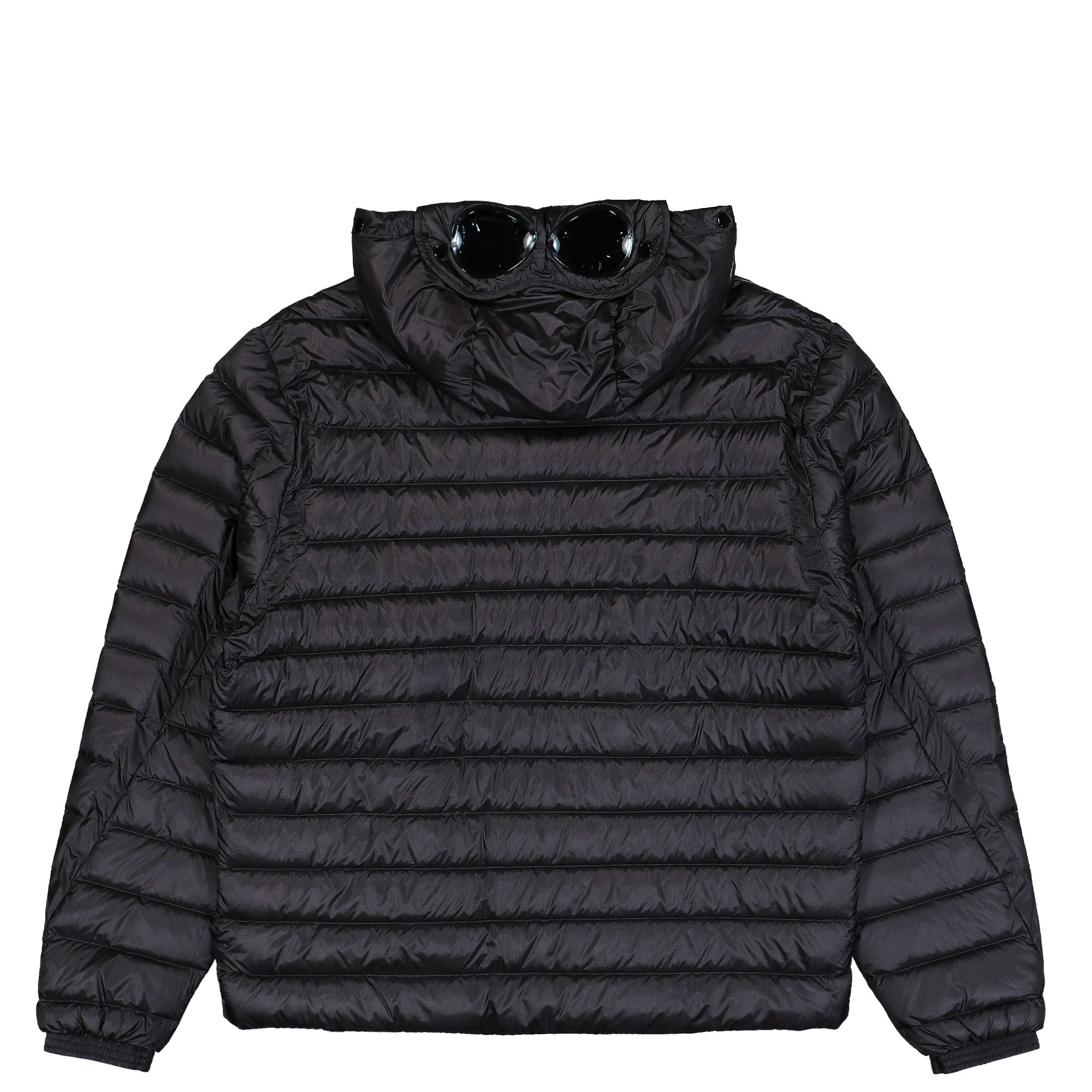 C.P. Company D.D. Shell Goggle Down Jacket Black Jackets 19CMOW031A-110416A 999 Close-up | Overkill