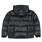 C.P. Company DD Shell Hooded Medium Down Jacket Black Down Jacket 19CMOW191A-110416A 999 Close-up | Overkill
