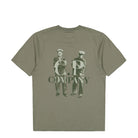 C.P. Company 30/1 Jersey Logo T-Shirt Fallen Rock T-Shirts 19CMTS106A-006586W 356 Close-up | Overkill