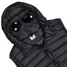 C.P. Company D.D. Shell Goggle Down Gilet Black Vests 19CMVE032A-110416A 999 Detail View 1 | Overkill