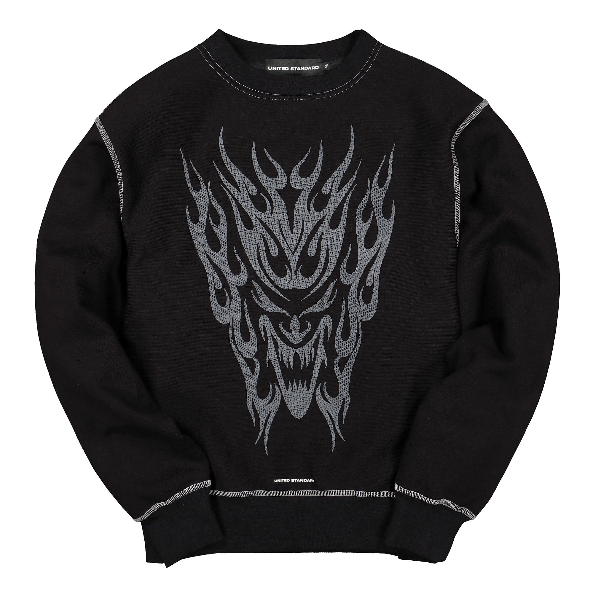 United Standard tribal crewneck Black Sweatshirts 19WUSSC06 / 003 Black | Overkill