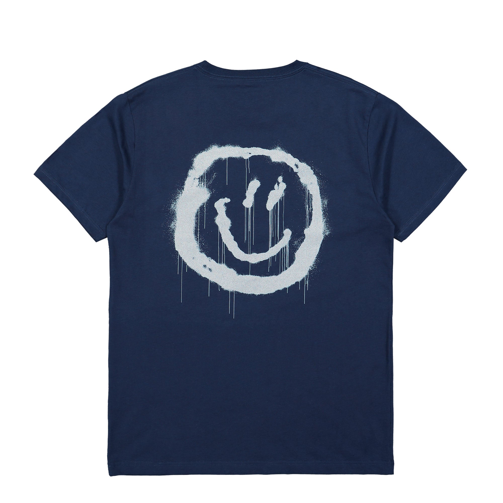 1UP Smiley T-Shirt Blue Peony T-Shirts Close-up | Overkill