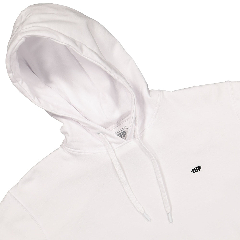 1UP All Colors Hoody White Hoodies Close-up | Overkill