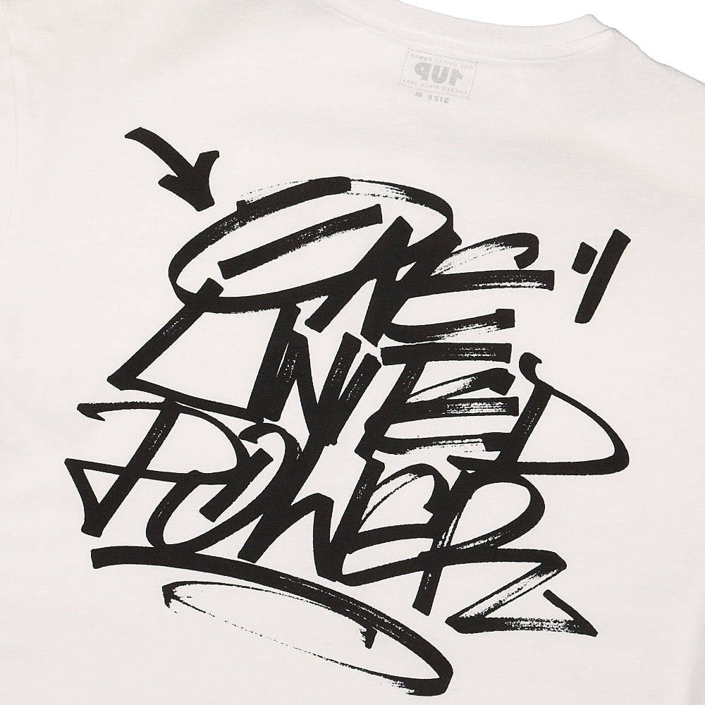 1UP Loves You T-Shirt White T-Shirts Detailfoto | Overkill