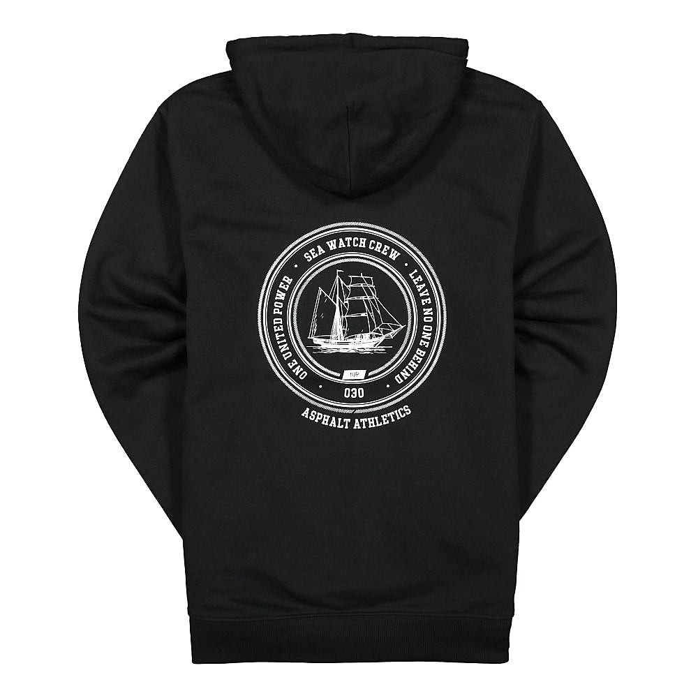 1UP x Asphalt Athletics Soli Hoodie Black Hoodies Material | Overkill