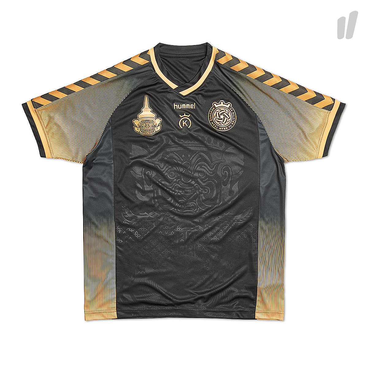 Hummel hive short sleeve jersey Anthracite / Fall Leaf T-Shirts  | Overkill