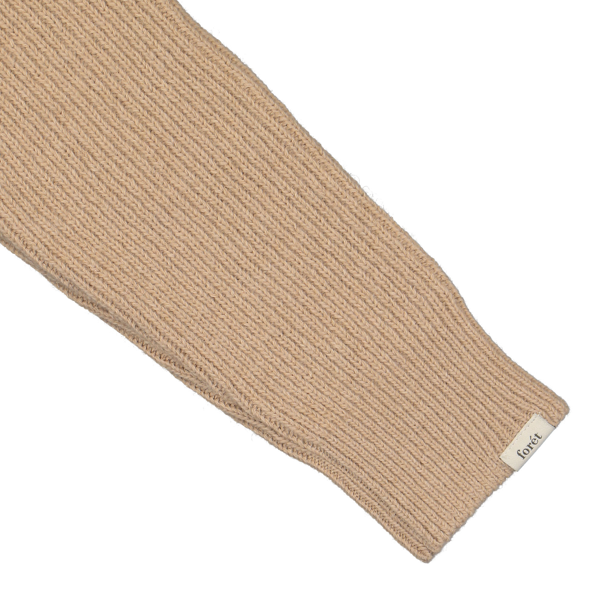 Forét Cone Rib Knit Oat Sweatshirts Detailfoto | Overkill