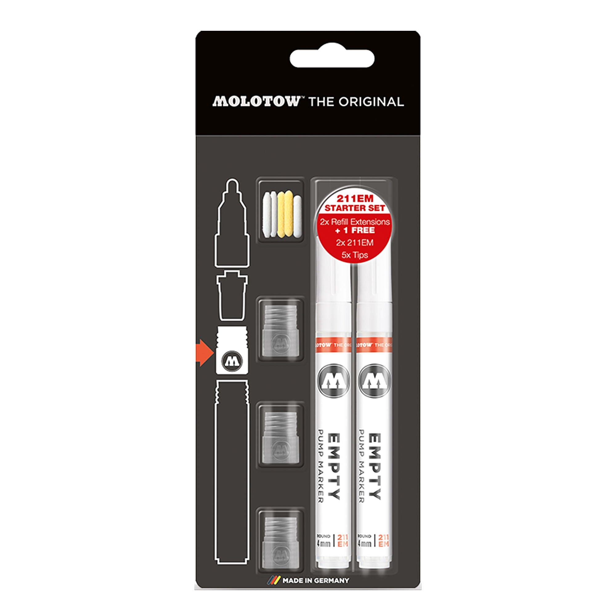 Molotow refill extension starter kit 211em-refill-set   200502 | Overkill