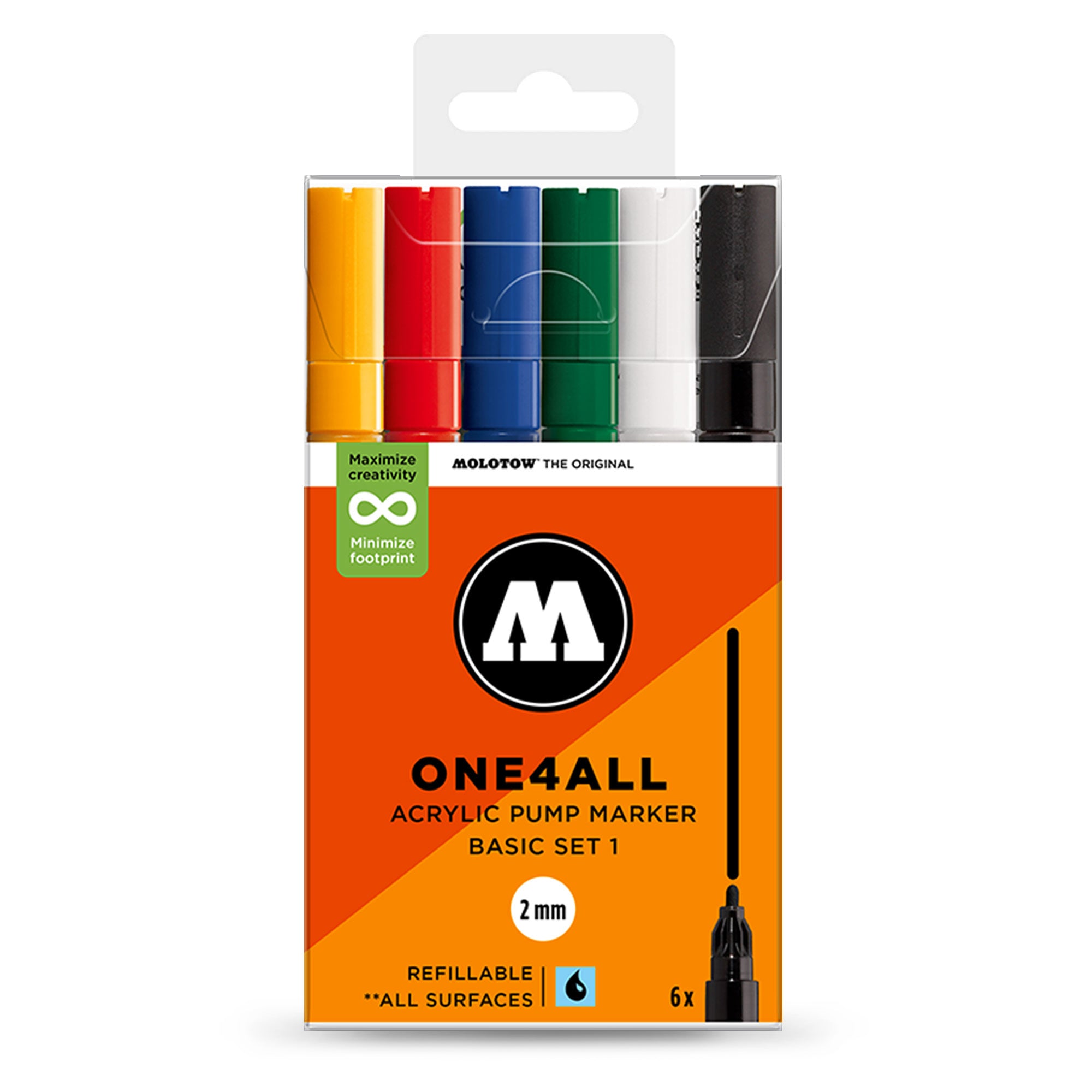 Molotow ONE4ALL 127HS Basic Set 1 200.810 | OVERKILL