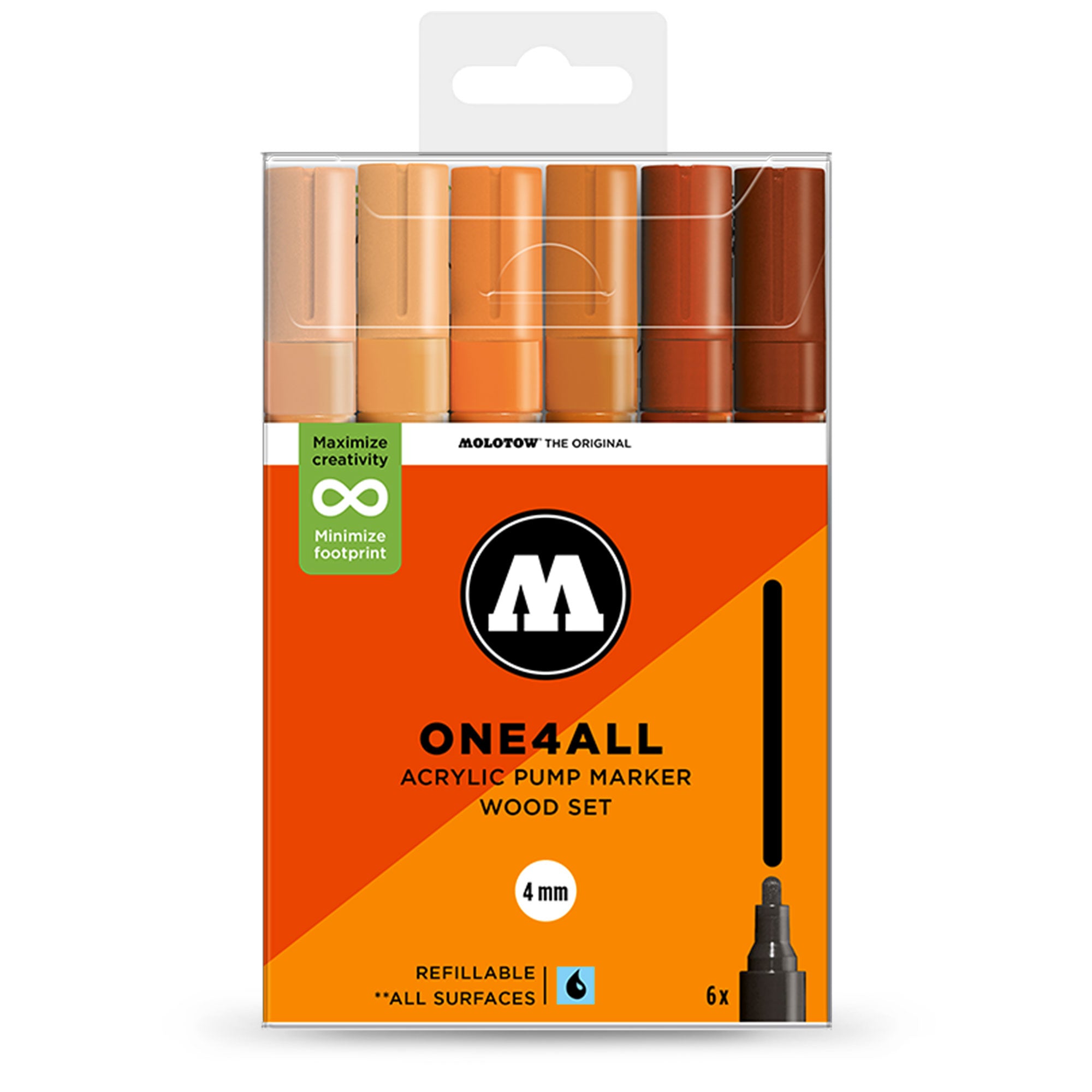 オーダー Molotow ONE4ALL 227HS Wood Set 200.837 | OVERKILL
