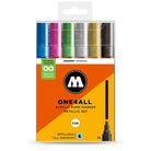 Molotow ONE4ALL 227HS Metallic Set Multicolored Marker 200842 | Overkill