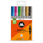 Molotow ONE4ALL Acrylic Twin Metallic Set Multicolored Marker 200862 | Overkill