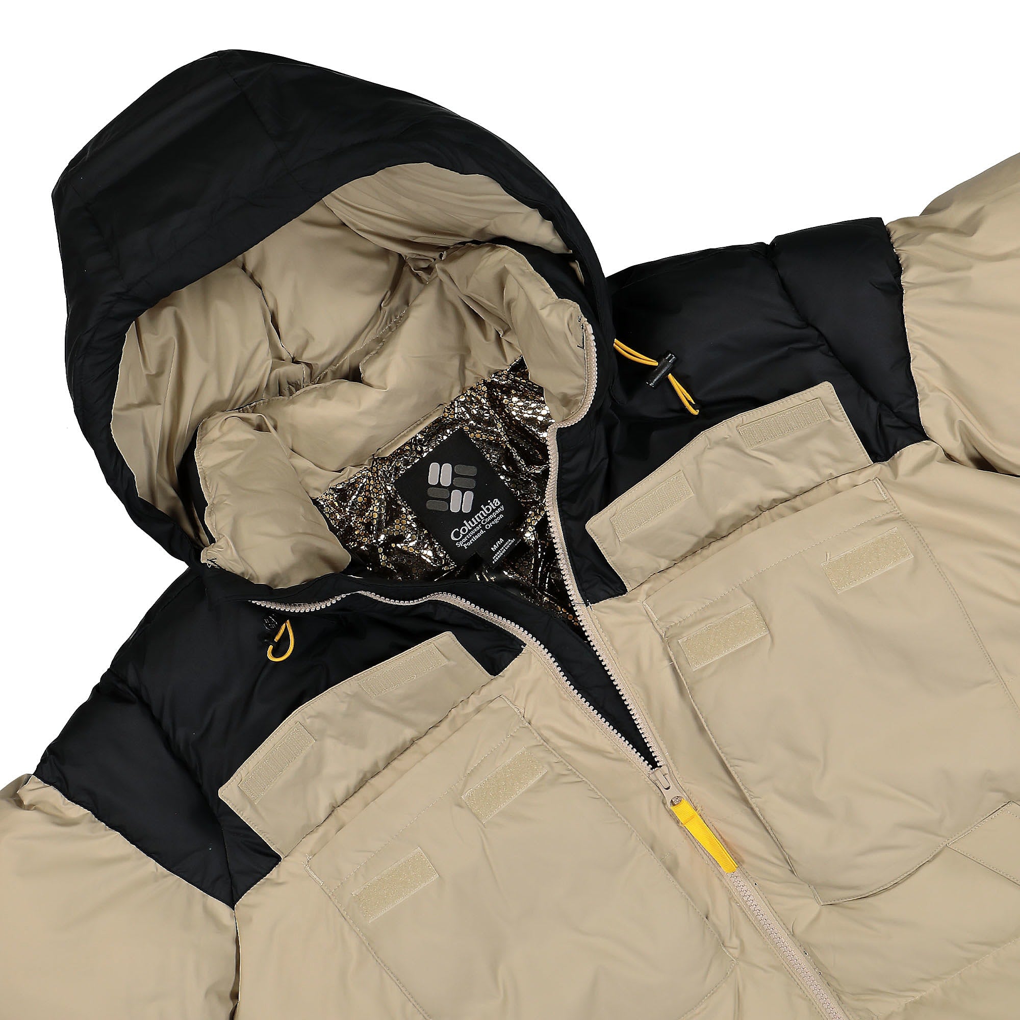 Columbia Ballistic Ridge Oversized Puffer Ancient Fossil Puffer Jackets Close-up | Overkill