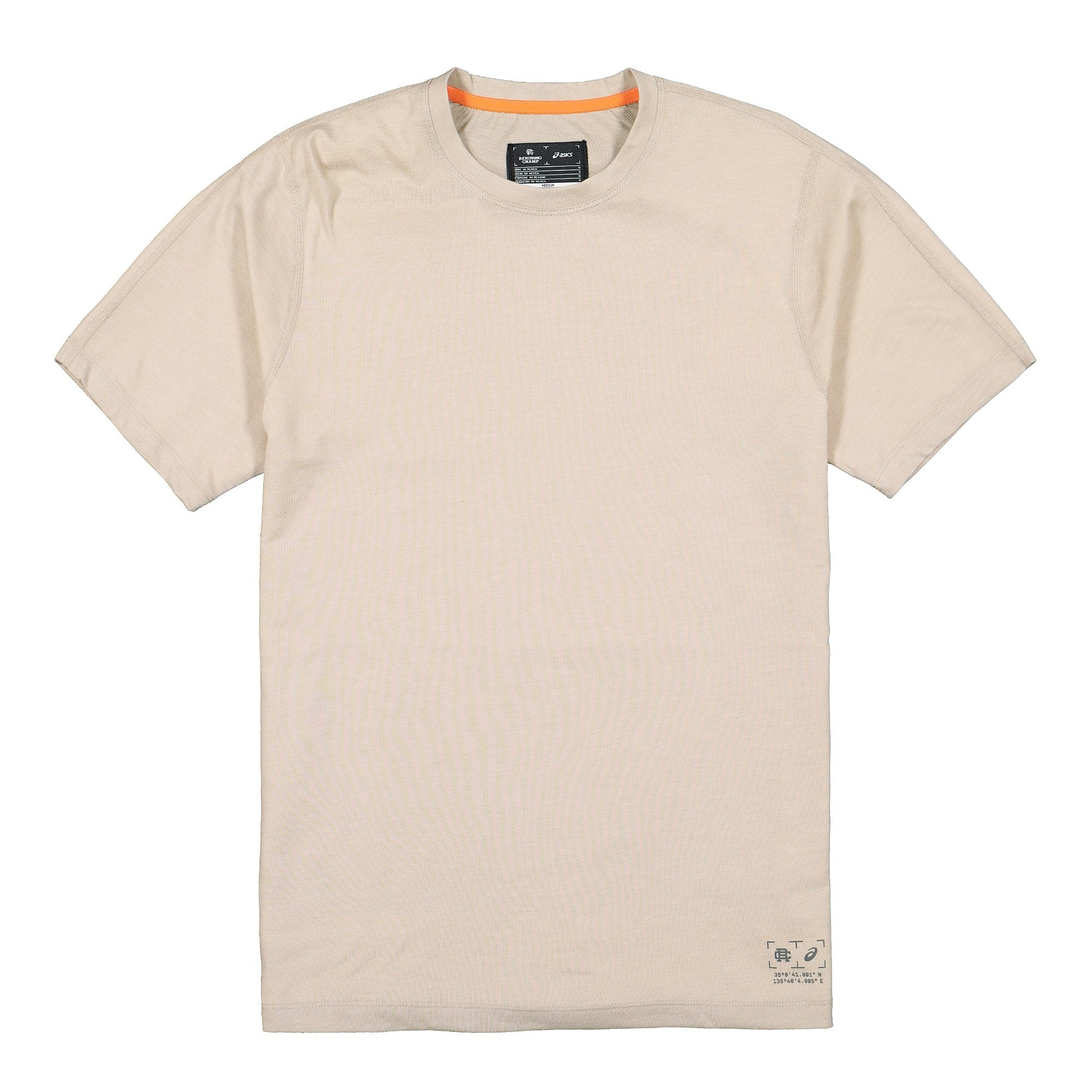 Asics Reigning Champ x Asics Graphic Tee Feather Grey Heather T-Shirts 2011A665-034 | Overkill