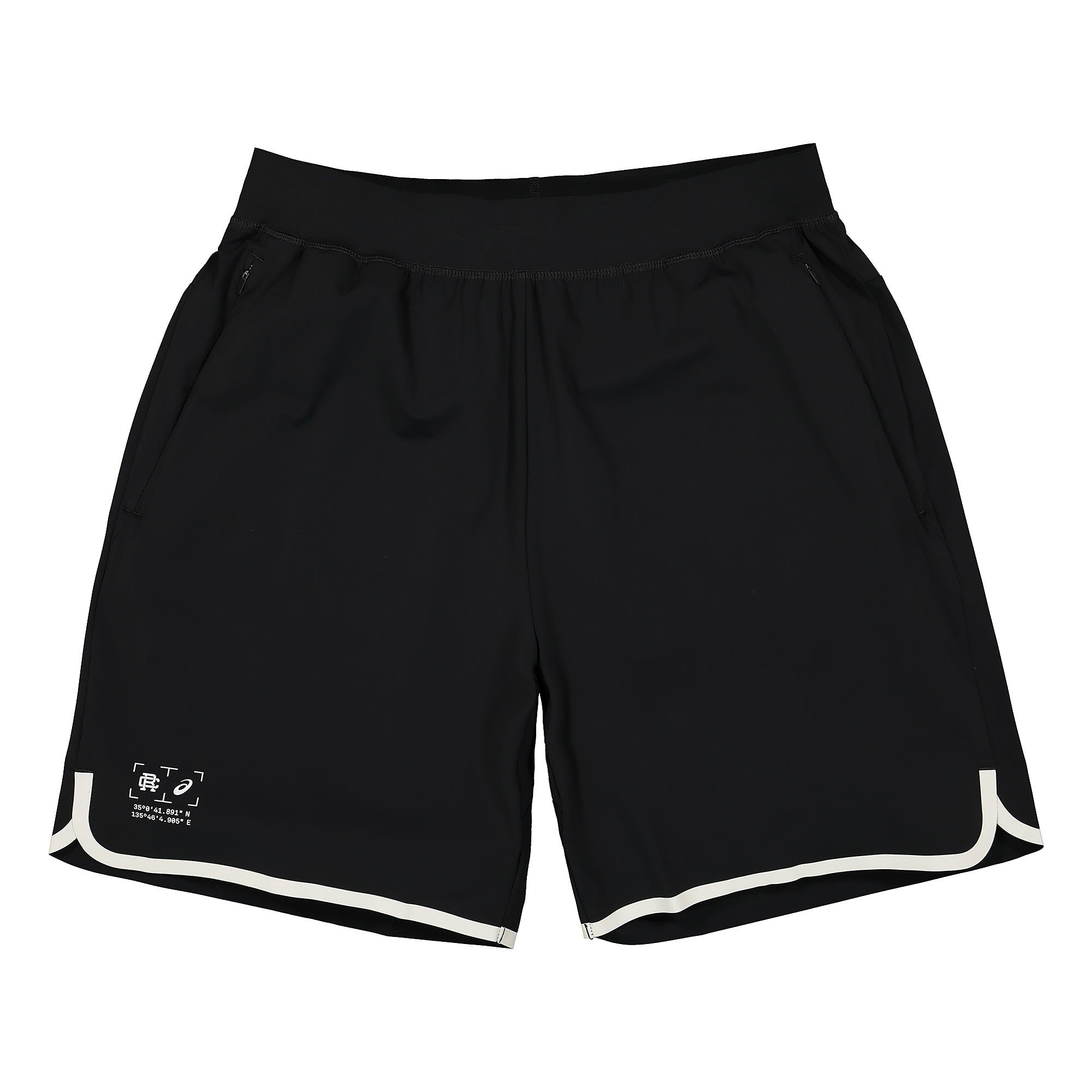 Asics Reigning Champ x Asics 7" Run Short Performance Black Shorts 2011A668-001 | Overkill