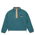 Columbia W Helvetia Cropped Half Snap Fleece Cloudburst / Canoe / Salmon Rose Sweatshirts 2014561336 | Overkill