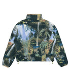 Columbia W Helvetia Cropped Half Snap Fleece Napa Green / Chasing Falls Print / Black Sweatshirts Material | Overkill