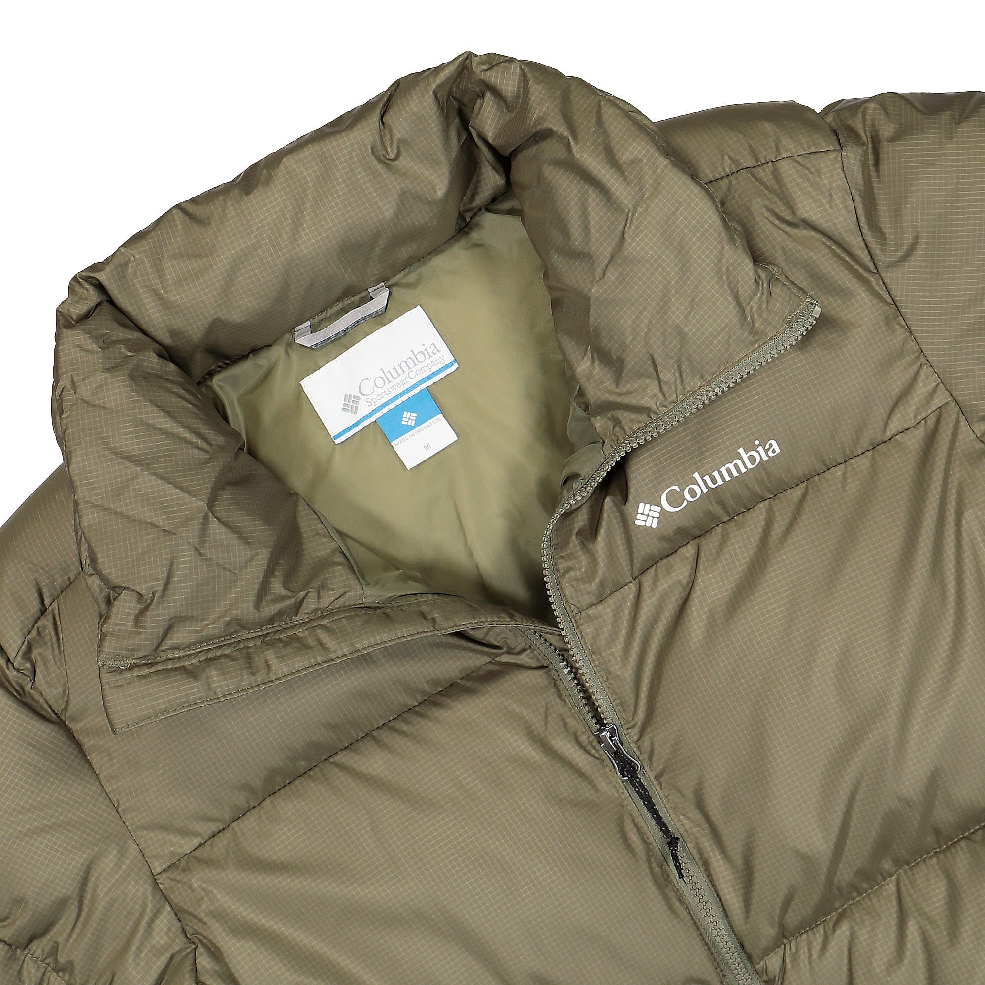 Columbia Puffect II Jacket Stone Green Jackets Close-up | Overkill