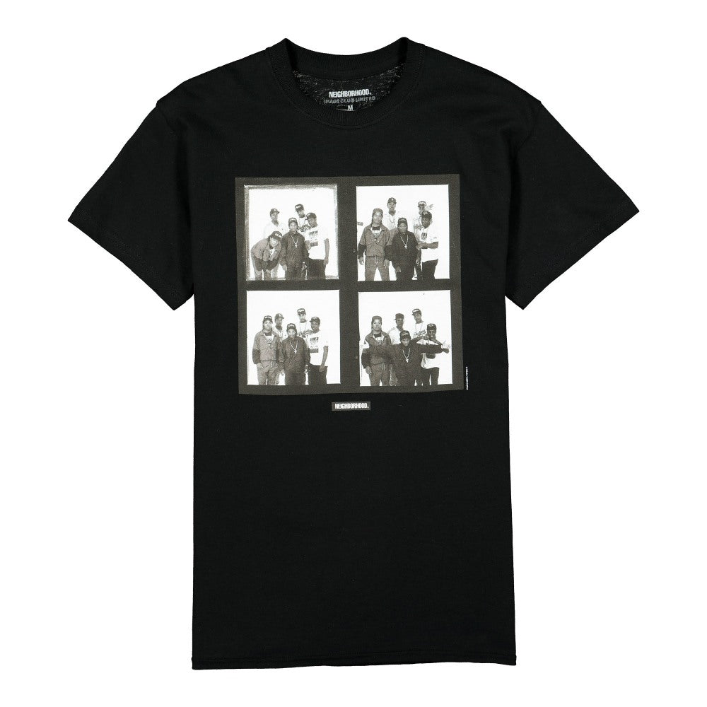 Neighborhood Image Club Limited x Neighborhood NHIX-2 Tee Black T-Shirts 202USIXN-STM02S | Overkill