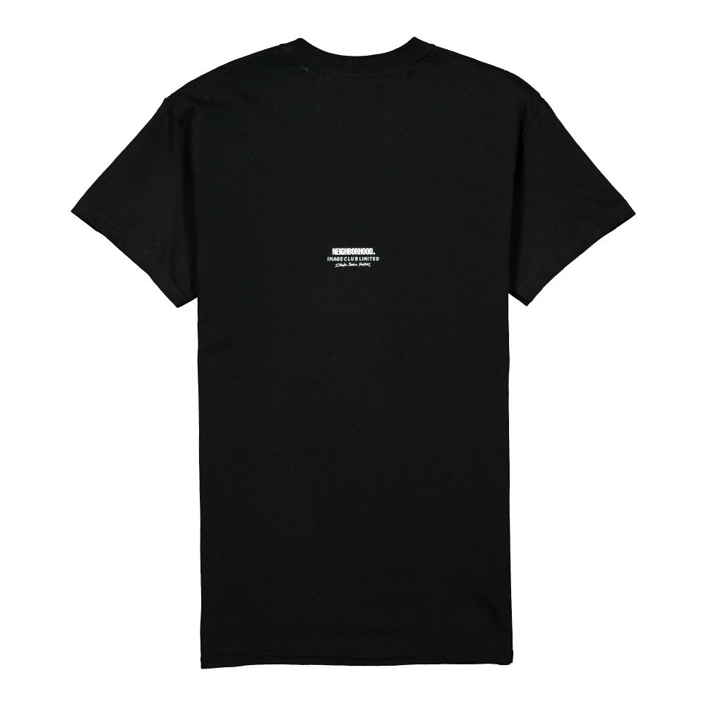 Neighborhood Image Club Limited x Neighborhood NHIX-2 Tee Black T-Shirts Close-up | Overkill