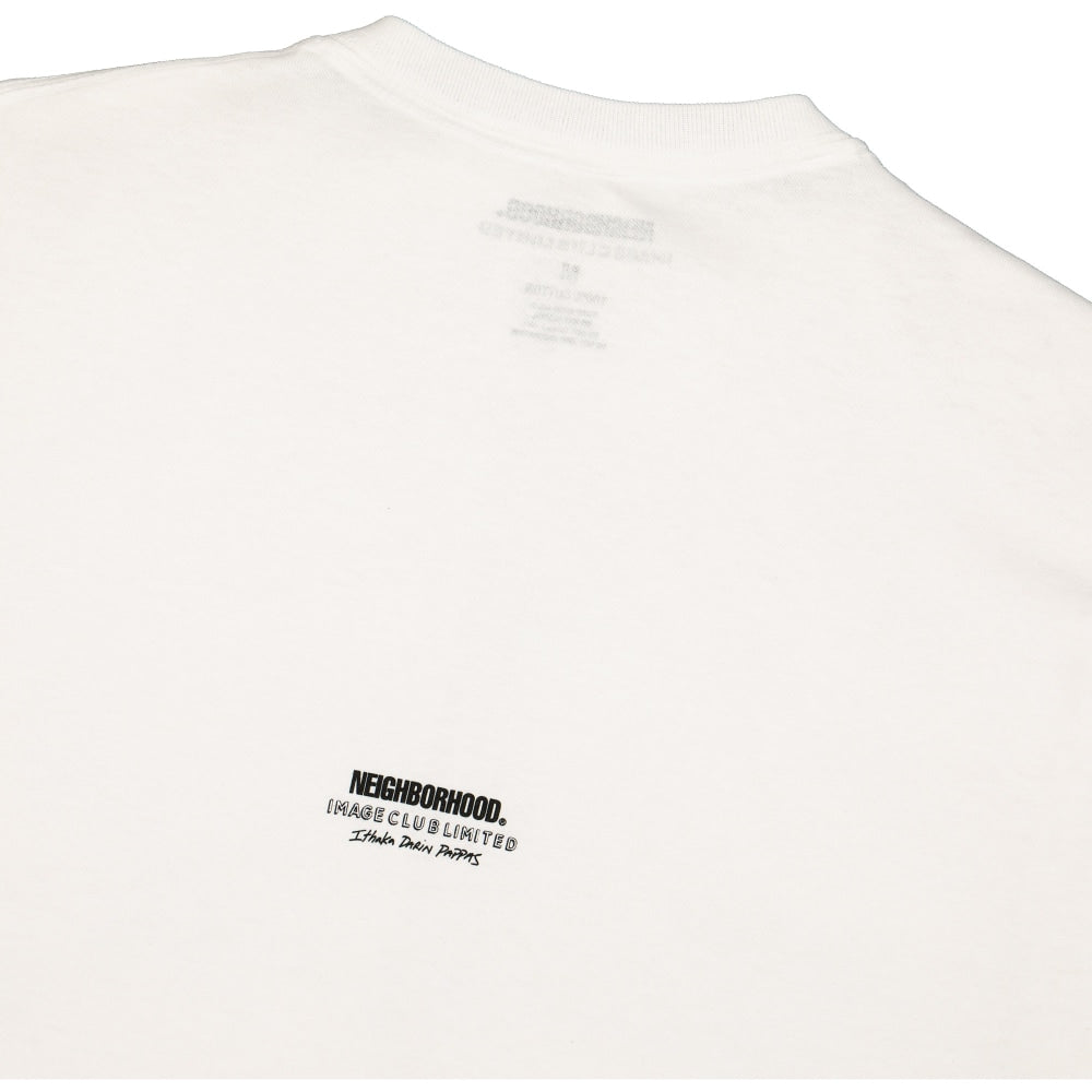 Neighborhood Image Club Limited x Neighborhood NHIX-2 Tee White T-Shirts Detailfoto | Overkill