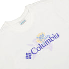 Columbia Explorers Canyon Logo SS Tee White T-Shirts Close-up | Overkill