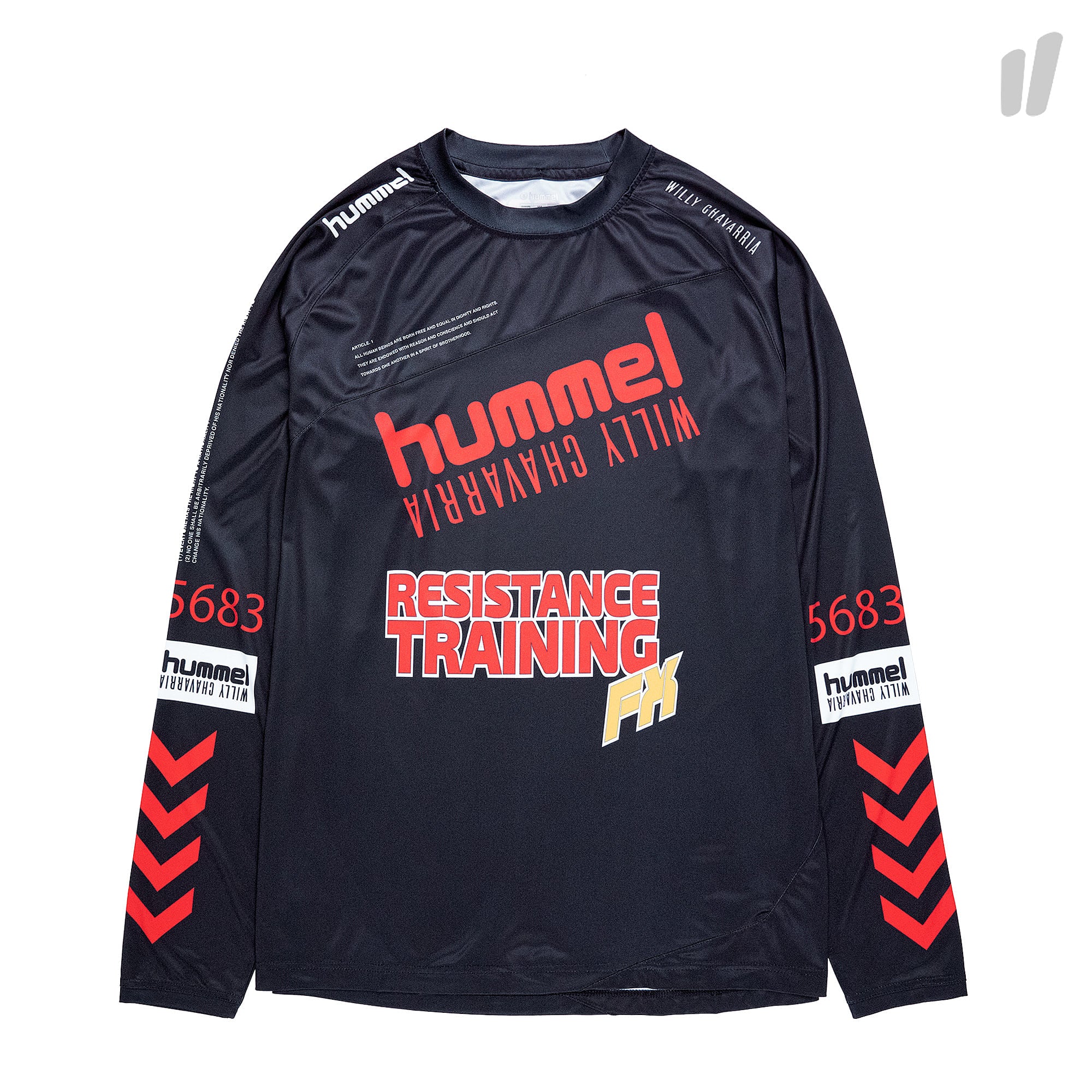 Hummel Willy Chavarria x Hummel Karlsen Jersey LS Black T-Shirts 204-010-2001 | Overkill