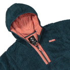Columbia Backbowl Sherpa Hoodie Night Wave Fleece Jackets Close-up | Overkill