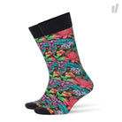 Burlington Tropical Print Socks Black Socks 20564-6120 | Overkill