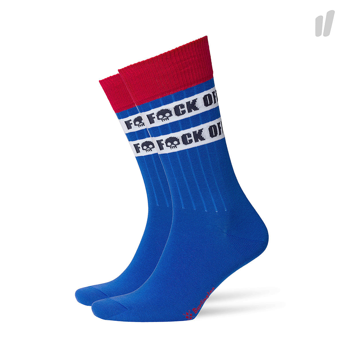 Burlington Slogan SO Socks Blue Socks 20551 / 6712 | Overkill