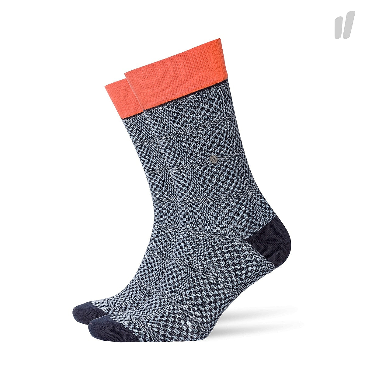 Burlington Checks III Socks Marine Socks 20558-6120 | Overkill