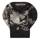 Maharishi Pearl Dragon Hooded Sweater Black Hoodies Material | Overkill