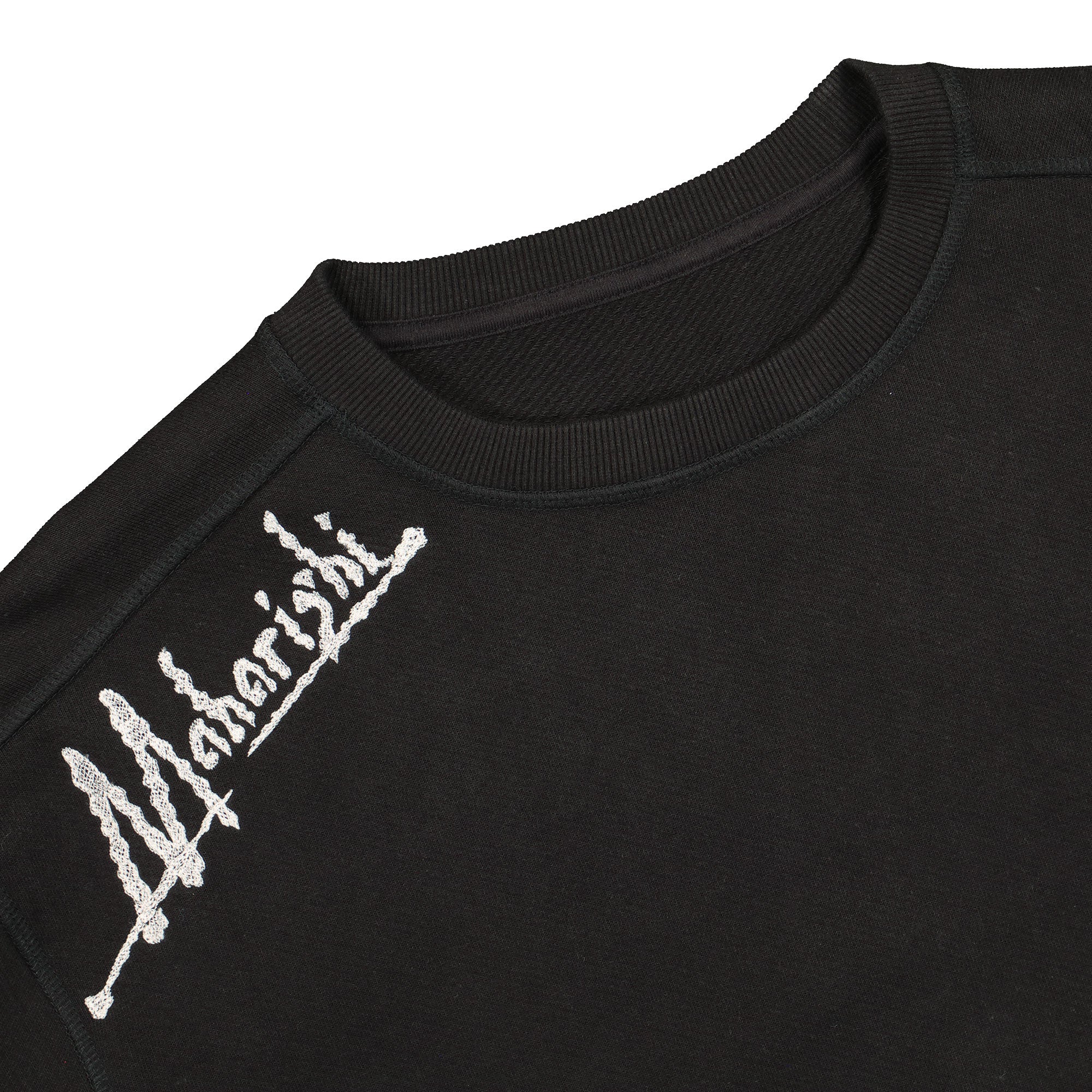 Maharishi  Heart of Tigers Crew Sweat Black Sweatshirts 2062 Detailfoto | Overkill

