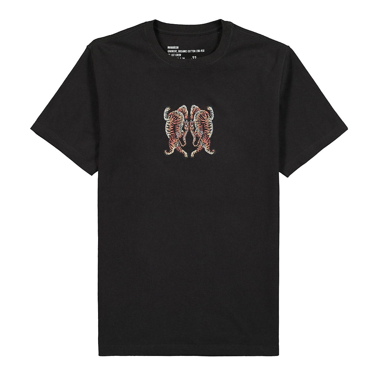 Maharishi Heart Of Tigers T-Shirt Black T-Shirts 2063 | Overkill