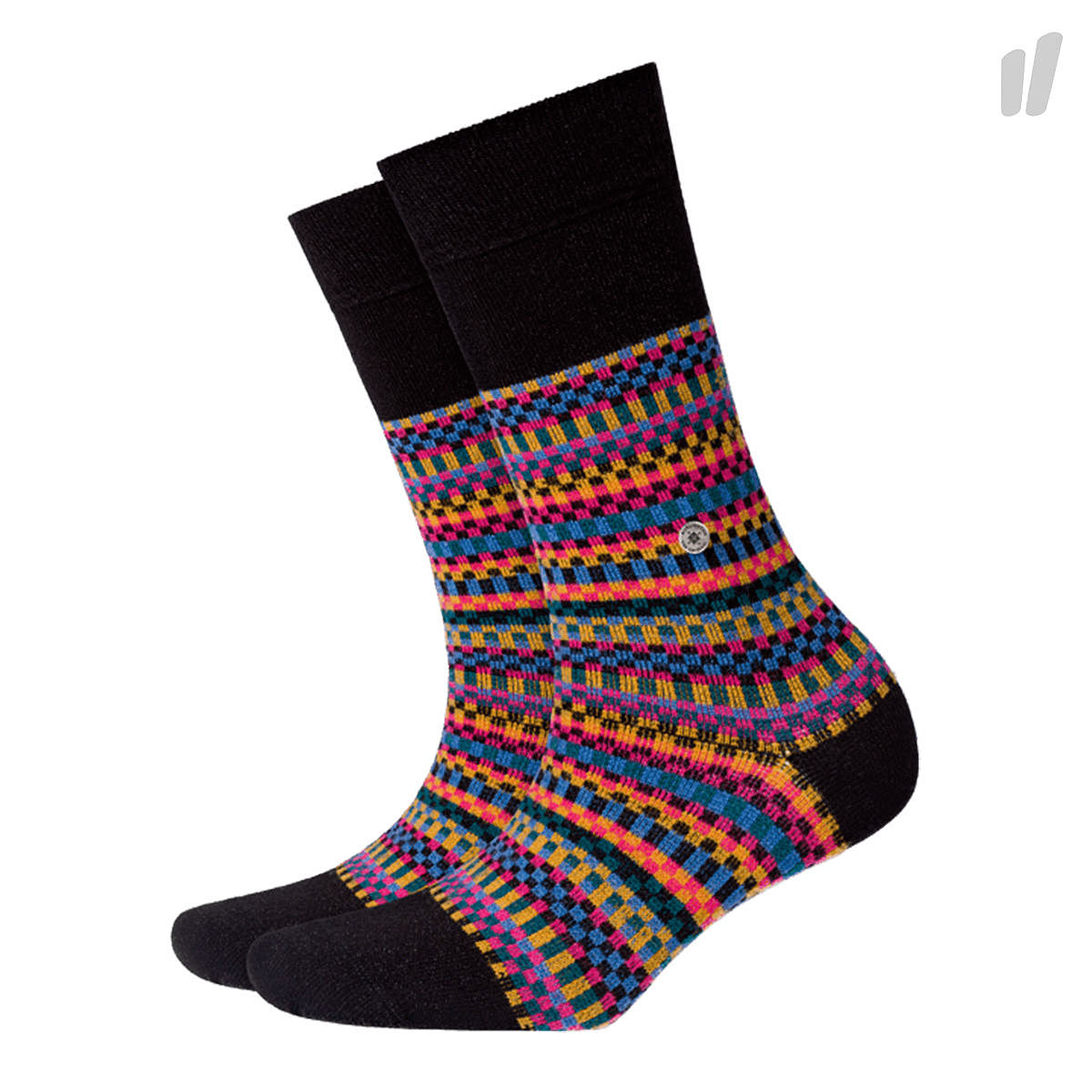 Burlington Wmns Fair Isle Socks Black Socks 20654-3000 | Overkill