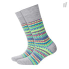 Burlington Wmns Fair Isle Socks Silver Socks 20654-3355 | Overkill