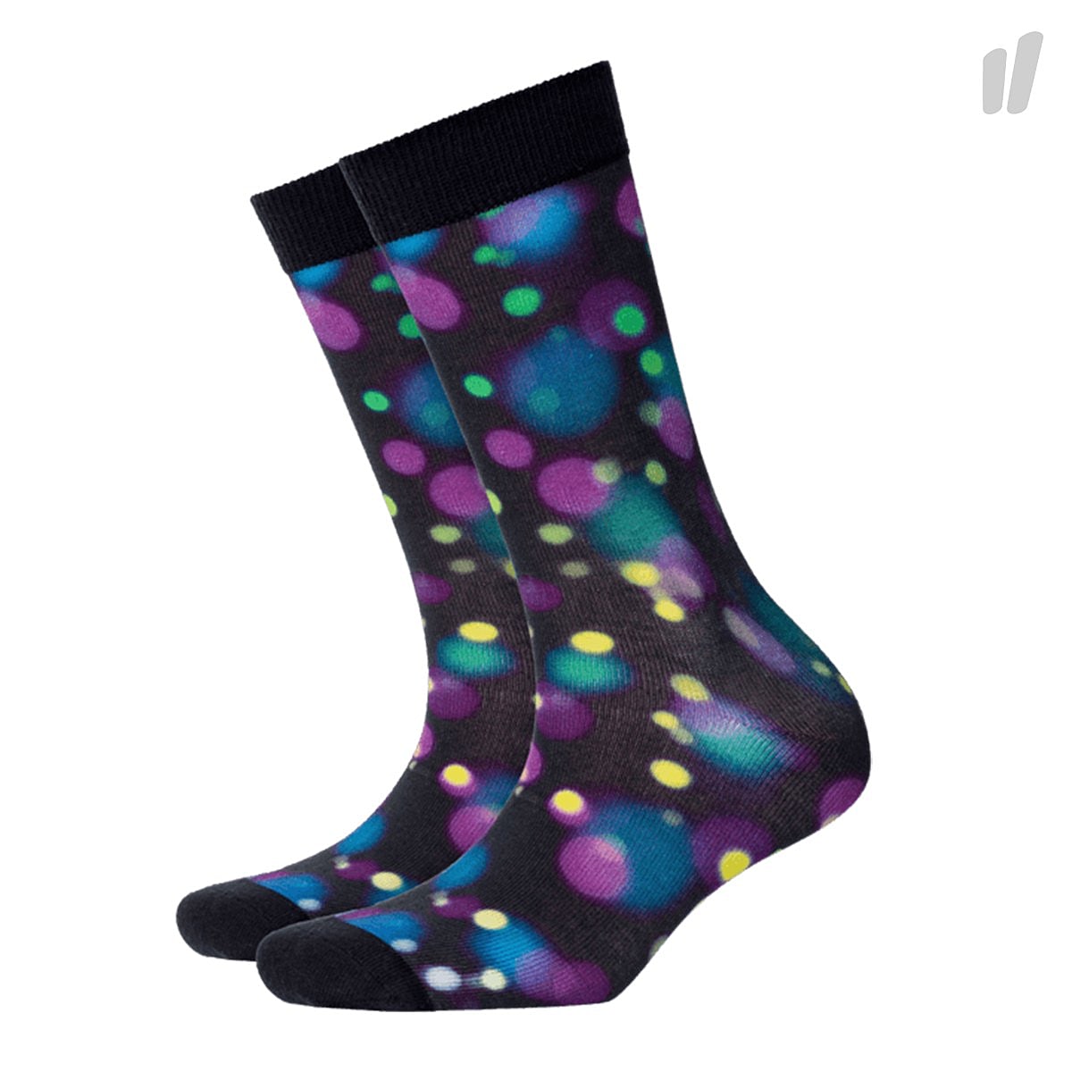 Burlington Wmns Dot Print Socks Black Socks 20675-3000 | Overkill