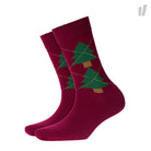 Burlington Wmns Tannenargyle Socks Red Socks 20680-8370 | Overkill
