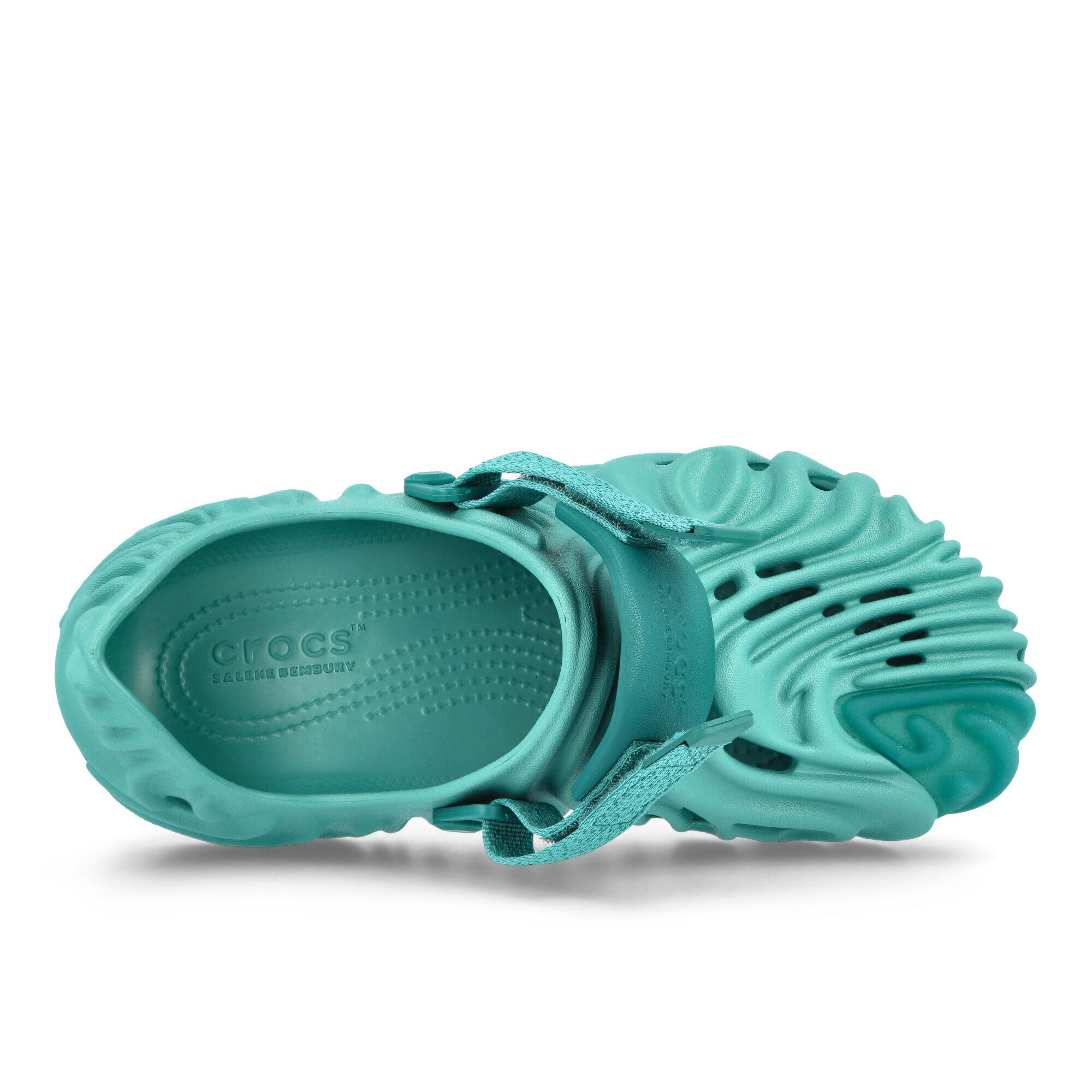 Crocs Salehe Bembury x Crocs Pollex  Clog Turquoise Tonic Sneakers  Detailfoto | Overkill