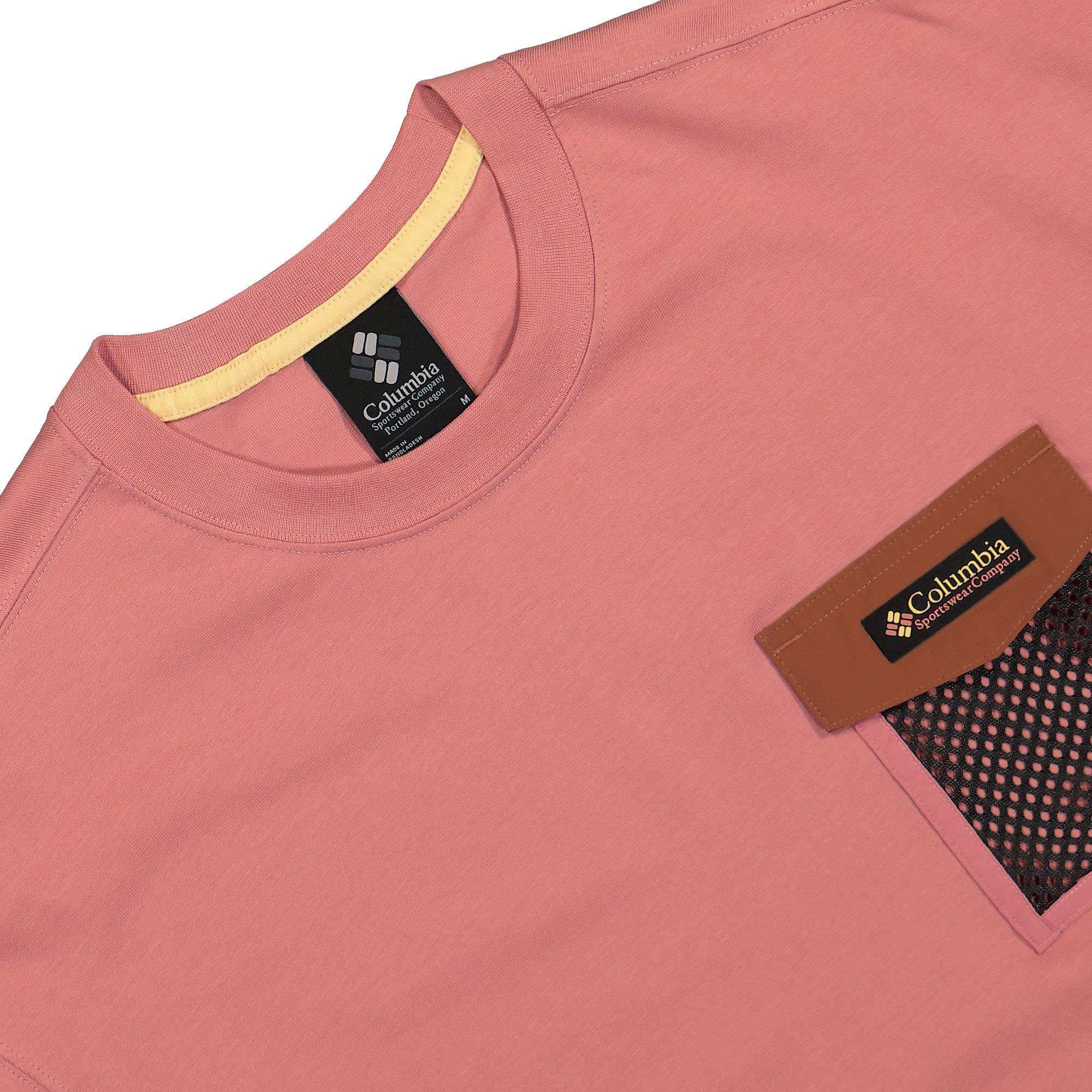 Columbia Painted Peak Knit SS Top Pink Agave T-Shirts Close-up | Overkill